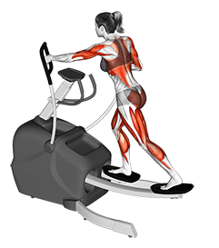 Elliptical Machine Skiing