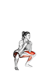 Kettlebell Goblet Squat Jump