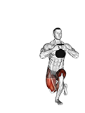 Kettlebell Gobelt Curtsey Lunge