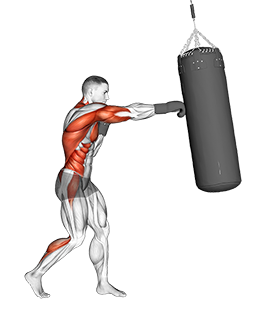 Boxing Right Cross