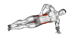 Side Plank Leg Lift