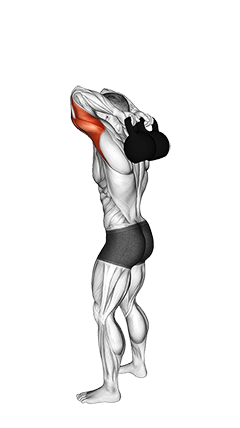 Kettlebell Overhead Triceps Extension