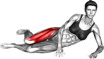 Side Lying Knee Circle Kick